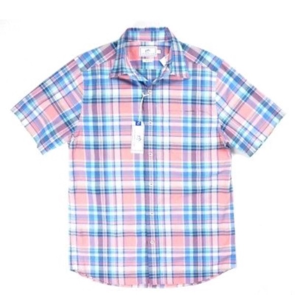 Southern tide plaid button up - Picture 4 of 5